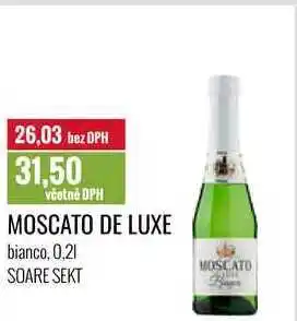 Ratio MOSCATO DE LUXE bianco, 0,2l nabídka