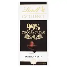 Ratio Lindt Excellence 99% extra hořká čokoláda 50g nabídka