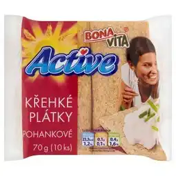 Ratio Bona Vita Active Křehké plátky 10 ks 70g, vybrané druhy nabídka