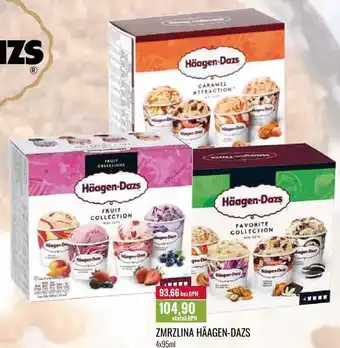 Ratio ZMRZLINA HÄAGEN-DAZS 4x95ml nabídka