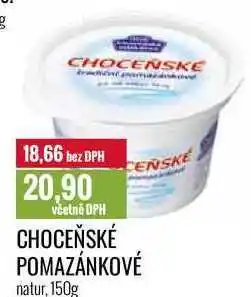 Ratio CHOCEŇSKÉ POMAZÁNKOVÉ natur, 150g nabídka