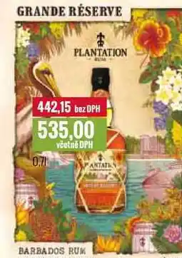 Ratio PLANTATION RUM 0,7l nabídka