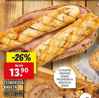 Lidl Česneková bageta nabídka