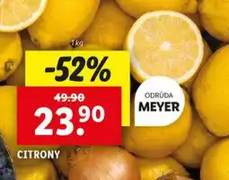 Lidl Citrony nabídka