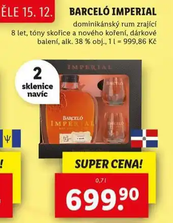 Lidl Barceló imperial nabídka
