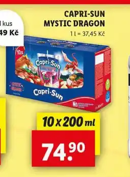 Lidl Capri sun mystic dragon nabídka