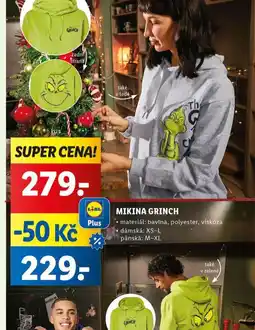 Lidl Mikina grinch nabídka