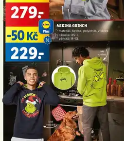 Lidl Mikina grinch nabídka