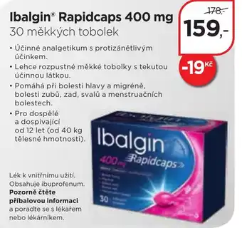 Magistra lékárny Ibalgin rapidcaps 30 měkkých tobolek nabídka