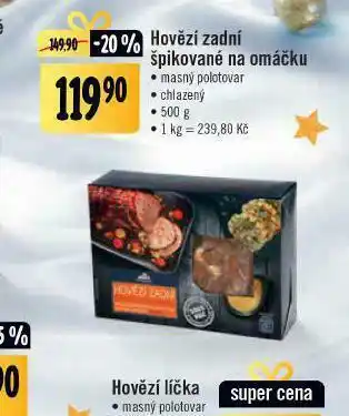 Jip Hovězí zadní špikované na omáčce nabídka