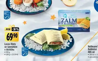 Jip Losos filet se špenátem v těstíčku nabídka