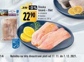 Jip Treska tmavá - filet nabídka