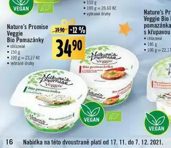 Jip Bio pomazánky veggie nabídka