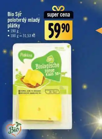Jip Bio sýr polotvrdý plátky nabídka