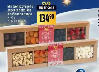 Jip Mix lyofilizovaného ovoce v čokoládě a sušeného ovoce nabídka