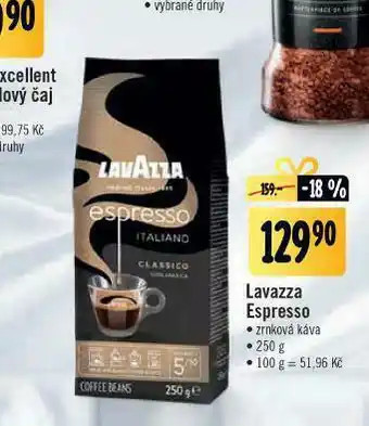 Jip Lavanzza espresso zrnková káva nabídka