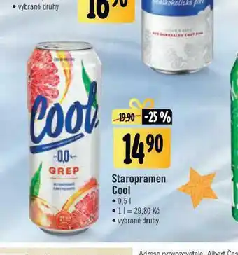 Jip Pivo staropramen cool nabídka