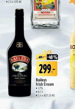 Jip Baileys irish cream nabídka