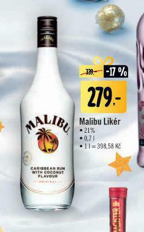 Jip Malibu likér nabídka