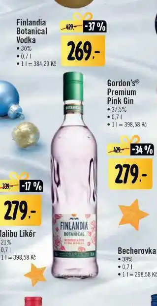 Jip Finlandia botanical vodka nabídka