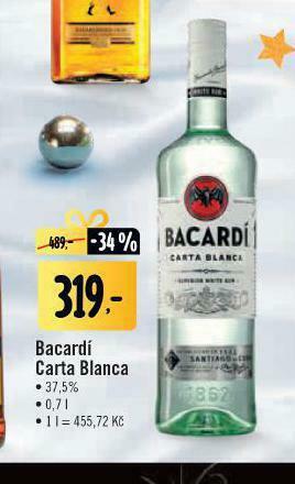 Jip Bacardi carta blanca nabídka