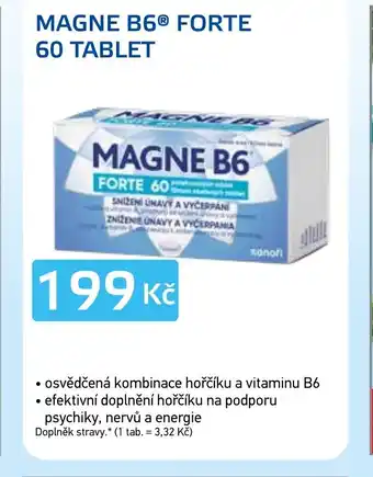 Lékárna AGEL Magne b6 forte 60 tablet nabídka