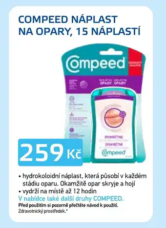 Lékárna AGEL Compeed náplast na opary, 15 náplastí nabídka