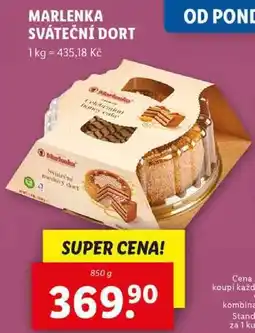 Lidl MARLENKA SVÁTEČNÍ DORT, 850 g nabídka