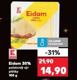 Kaufland Eidam 30% nabídka