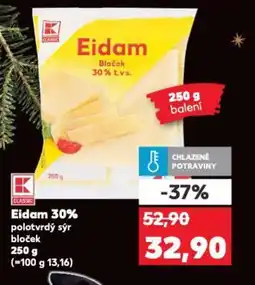 Kaufland Eidam 30% nabídka