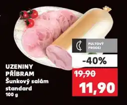 Kaufland Uzeniny příbram šunkový salám standard nabídka