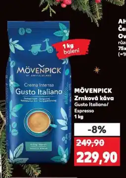 Kaufland Mövenpick zrnková káva nabídka