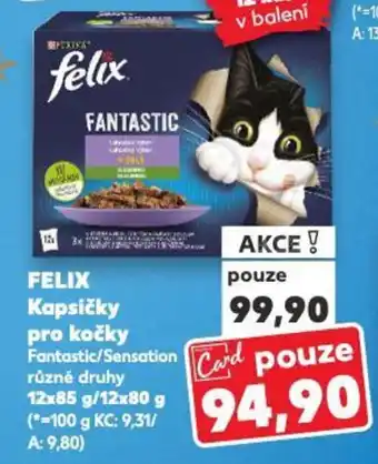 Kaufland Felix kapsičky pro kočky nabídka