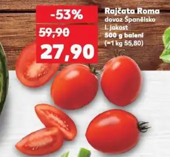 Kaufland Rajčata roma nabídka