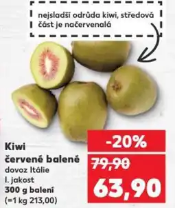 Kaufland Kiwi červené balené nabídka