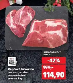 Kaufland Vepřová krkovice nabídka