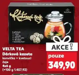 Kaufland Velta tea dárková kazeta nabídka