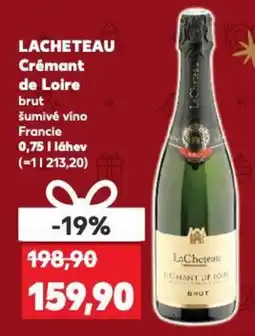 Kaufland Lacheteau crémant de loire nabídka