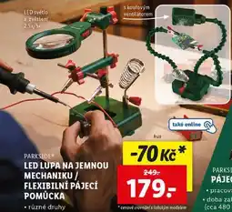 Lidl LED LUPA NA JEMNOU MECHANIKU/FLEXIBILNÍ PÁJECÍ POMŮCKA nabídka