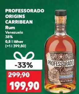Kaufland Professorado origins carribean rum nabídka