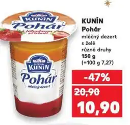 Kaufland Kunin pohár nabídka
