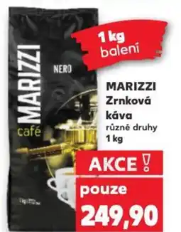 Kaufland Marizzi zrnková káva nabídka