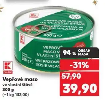 Kaufland Vepřové maso nabídka