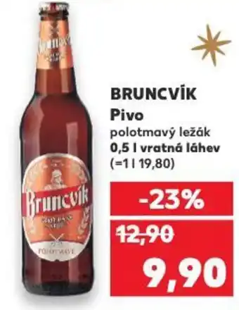 Kaufland BRUNCVIK Pivo nabídka