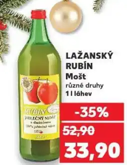 Kaufland LAŽANSKÝ RUBÍN Mošt nabídka