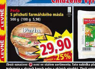 Norma Perla s příchutí farmářského másla nabídka