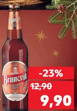 Kaufland BRUNCVIK Pivo polotmavý ležák nabídka