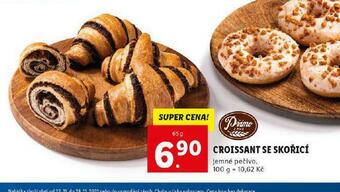 Lidl Croissant se skořicí nabídka