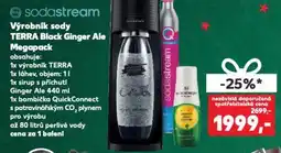 Kaufland Výrobník sody TERRA Black Ginger Ale Megapack nabídka