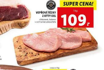 Lidl Vepřové řízky z kýty xxl nabídka
